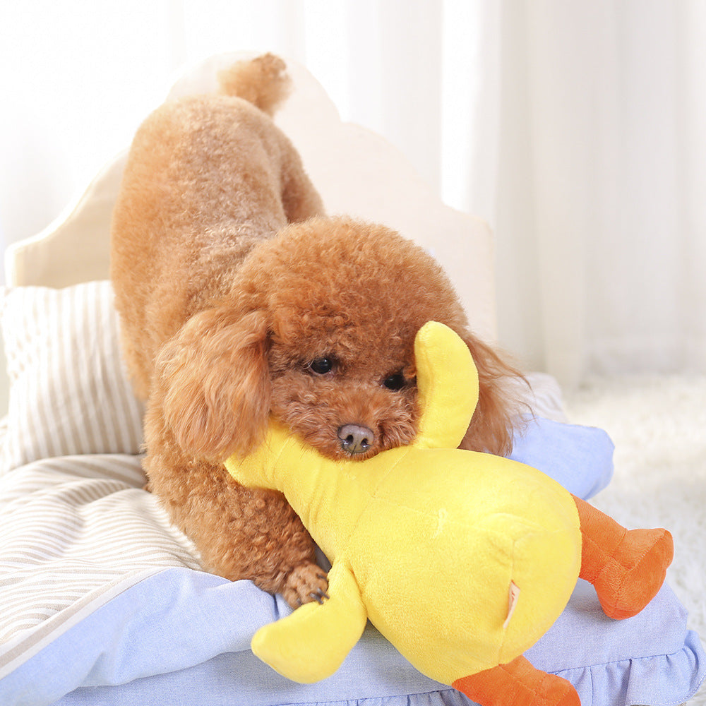Dog Plush Toy – Soft Squeaky Vocal Toy for Playful Pets
