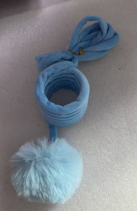 Interactive Spring Cat Toy - Suction Cup & Rabbit Fur