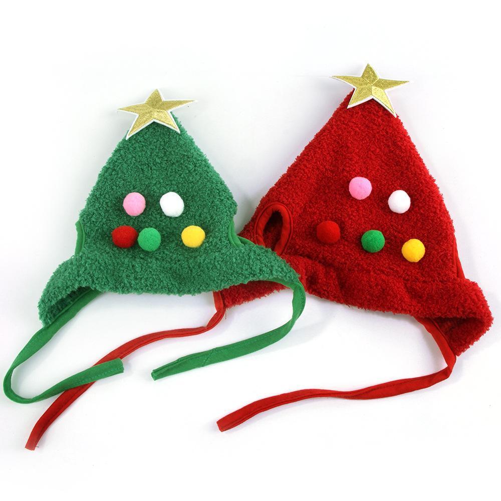 Christmas Tree Pet Hat – Festive Holiday Dog & Cat Accessory