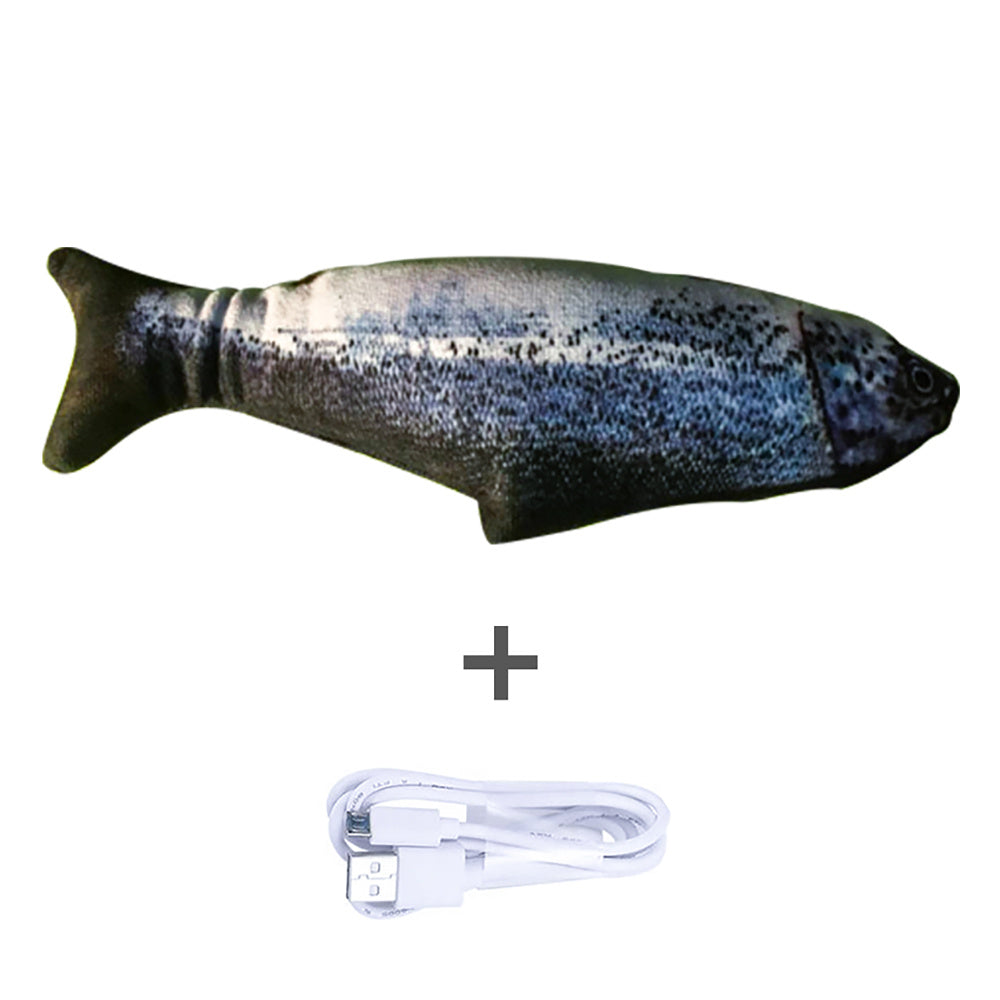 Electric Jumping Fish Toy – Realistic Flopping Fish Without Catnip