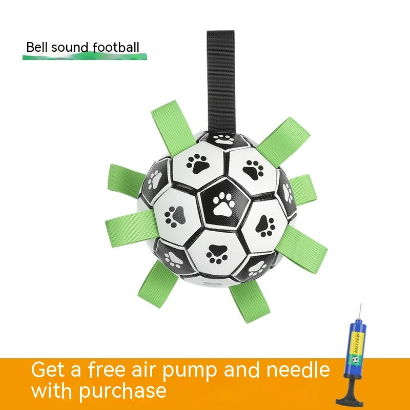 Interactive Dog Football Toy – Outdoor Training Bite-Resistant Ball