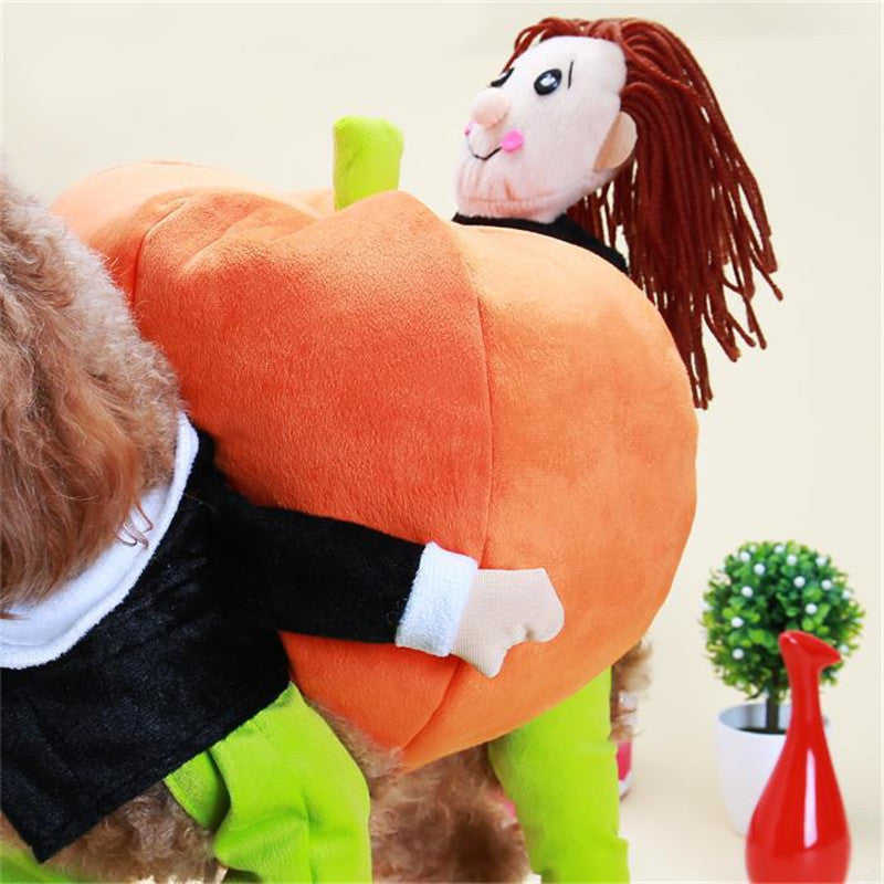Pet Halloween Pumpkin Decoration – Festive Costume Accessory