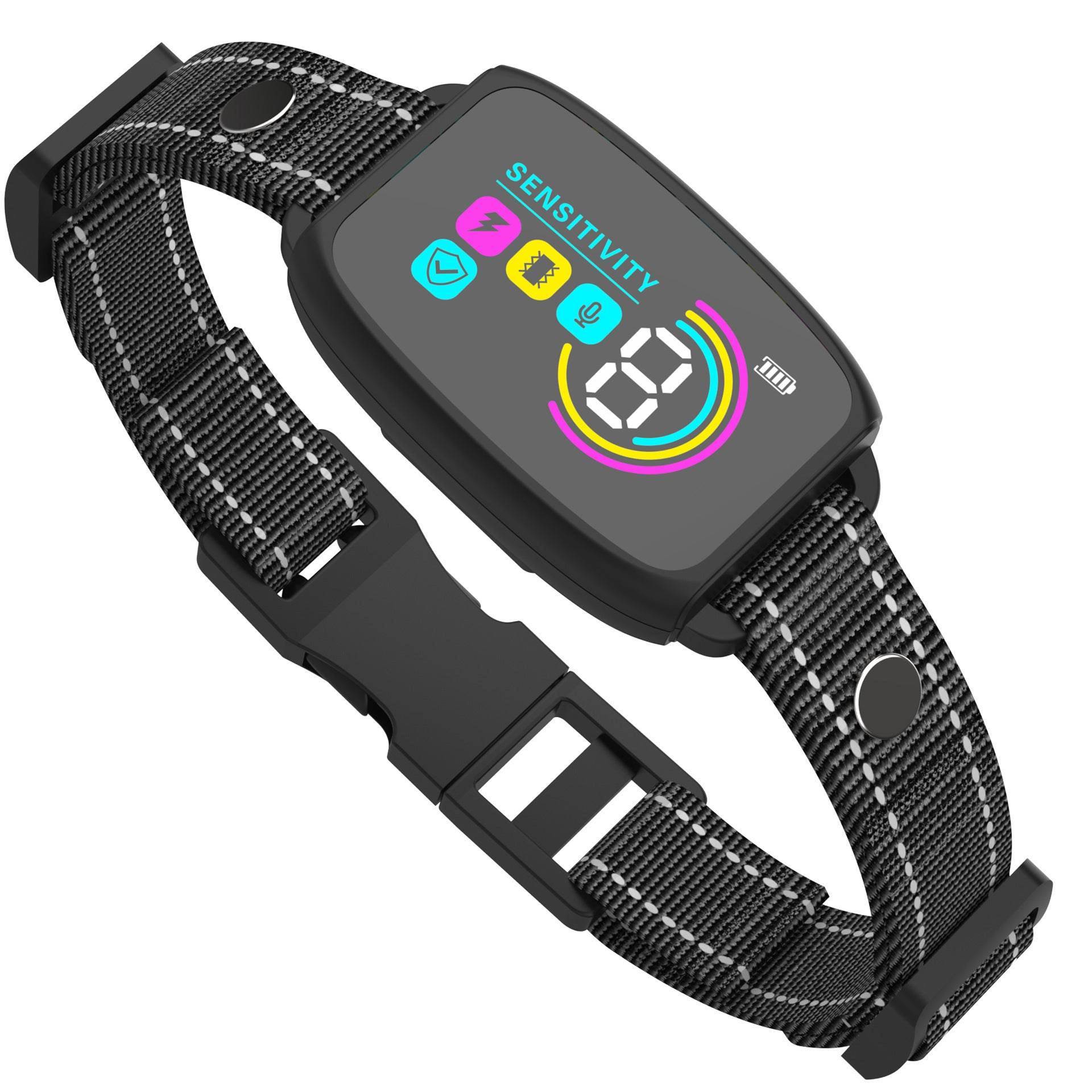 Riospets Smart No-Shock Bark Collar for Dogs Black