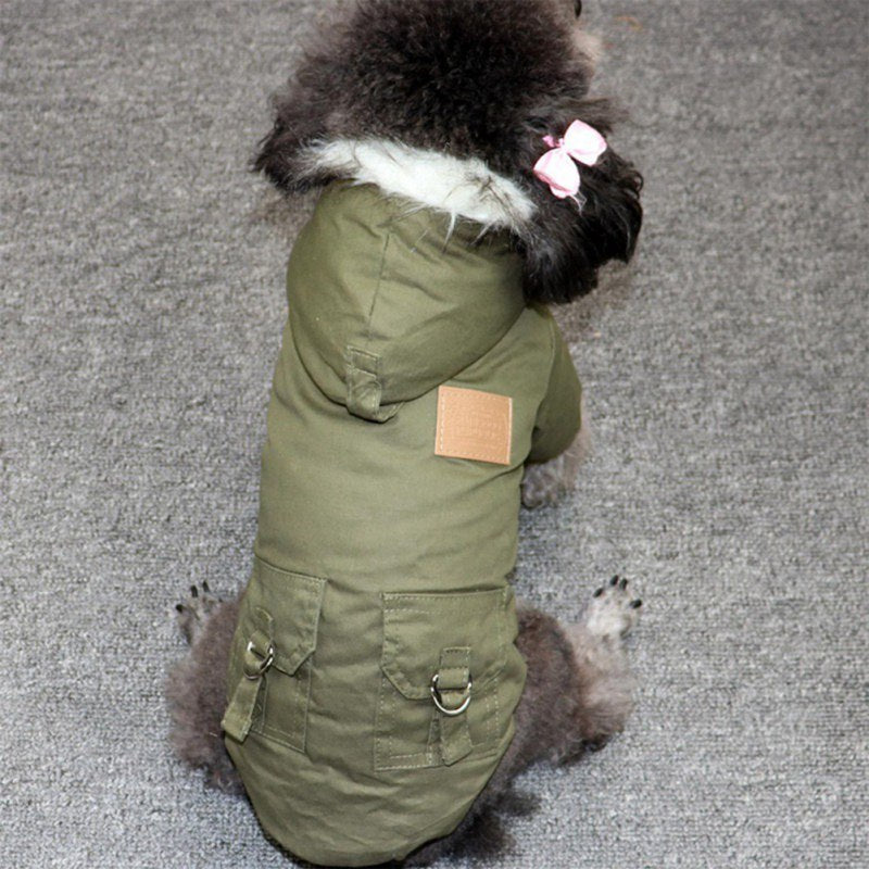 Double-Layer Fleece Dog Clothes – Warm Winter Outfit