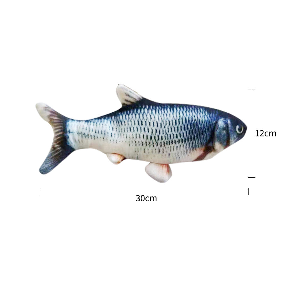 Electric Jumping Fish Toy – Realistic Flopping Fish Without Catnip