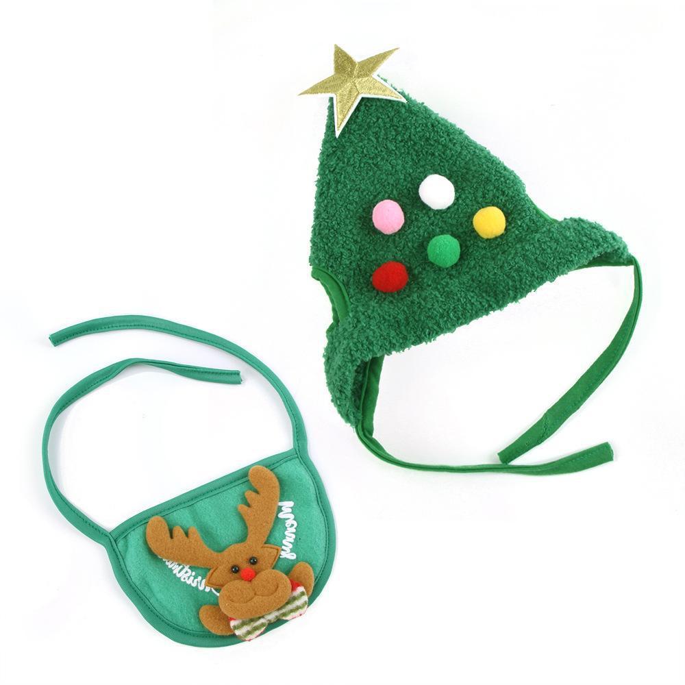 Christmas Tree Pet Hat – Festive Holiday Dog & Cat Accessory