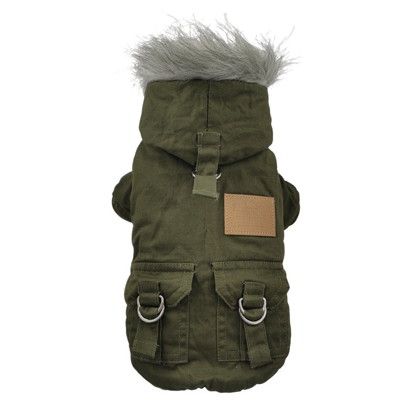 Padded Dog Coat – Warm Winter Jacket for Small Dogs