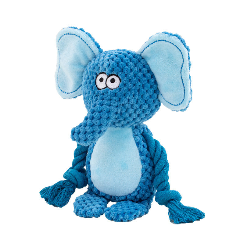 Plush Rope Dog Toy – Interactive Tug & Training Chew Toy