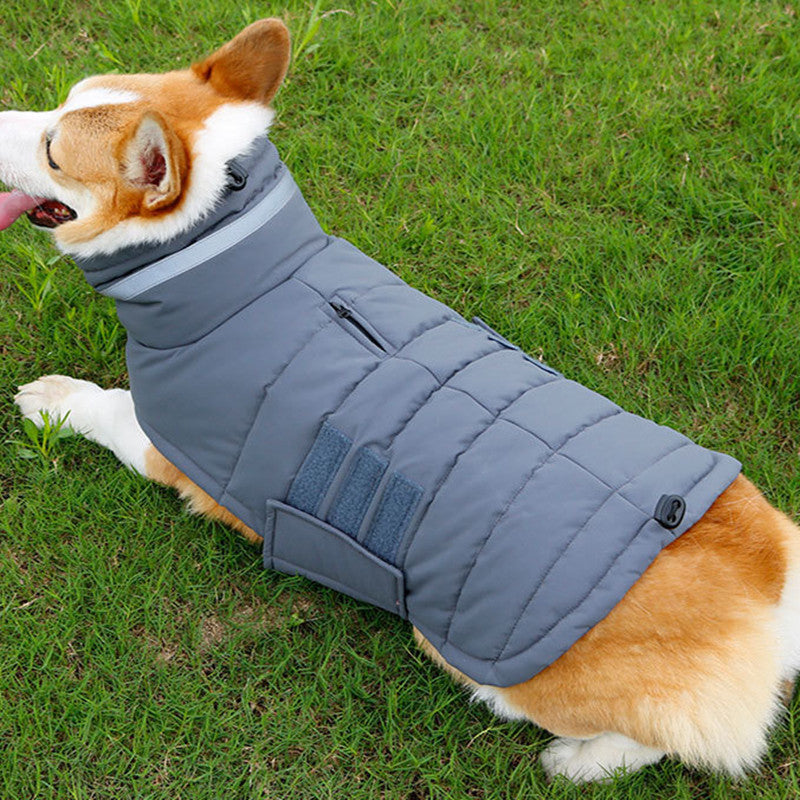 Winter Dog Vest – Waterproof Thick Warm Labrador Jacket