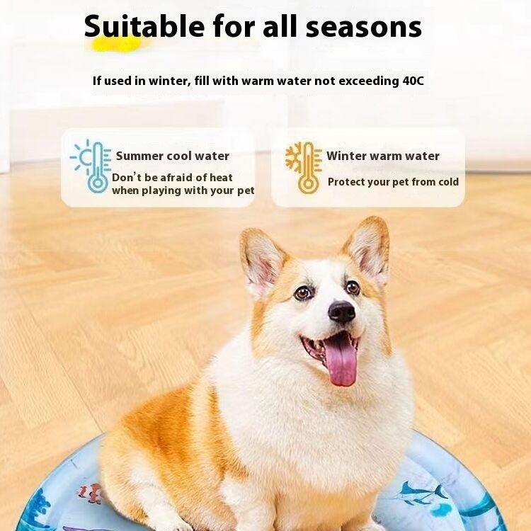 Cooling Pet Water Bed – Summer Ice Pad for Dogs & Cats