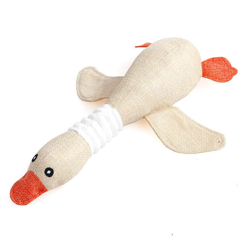 Riospets Squeaky Plush Cat Toy Beige