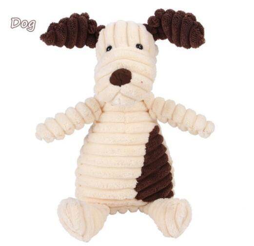 Riospets Squeaky Plush Dog Toy - Chew & Teeth Clean Dog 28cm