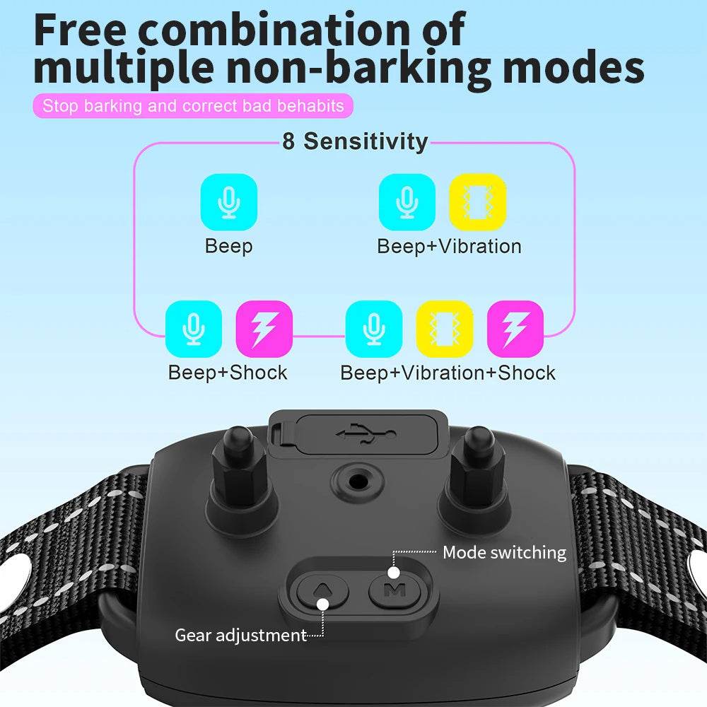 Riospets Smart No-Shock Bark Collar for Dogs