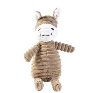 Riospets Squeaky Plush Dog Toy - Chew & Teeth Clean Donkey