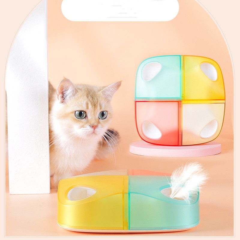 Electric Feather Cat Toy – Rechargeable Automatic Teasing Toy