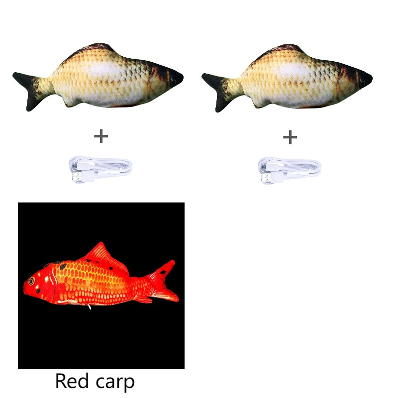 Electric Jumping Fish Toy – Realistic Flopping Fish Without Catnip