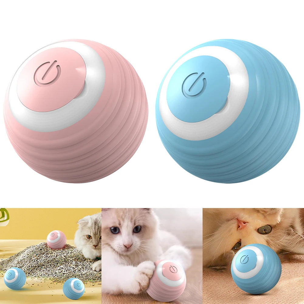 Automatic Bouncing Ball – Self-Moving Smart Cat Toy