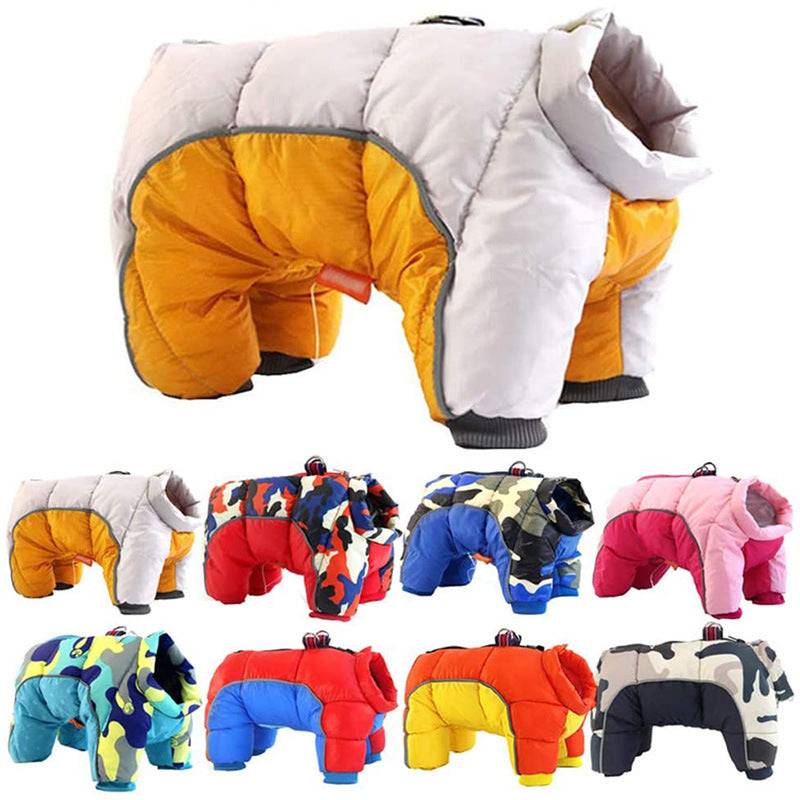 Winter Dog Jacket – Thick Warm Down Coat for Small Dogs