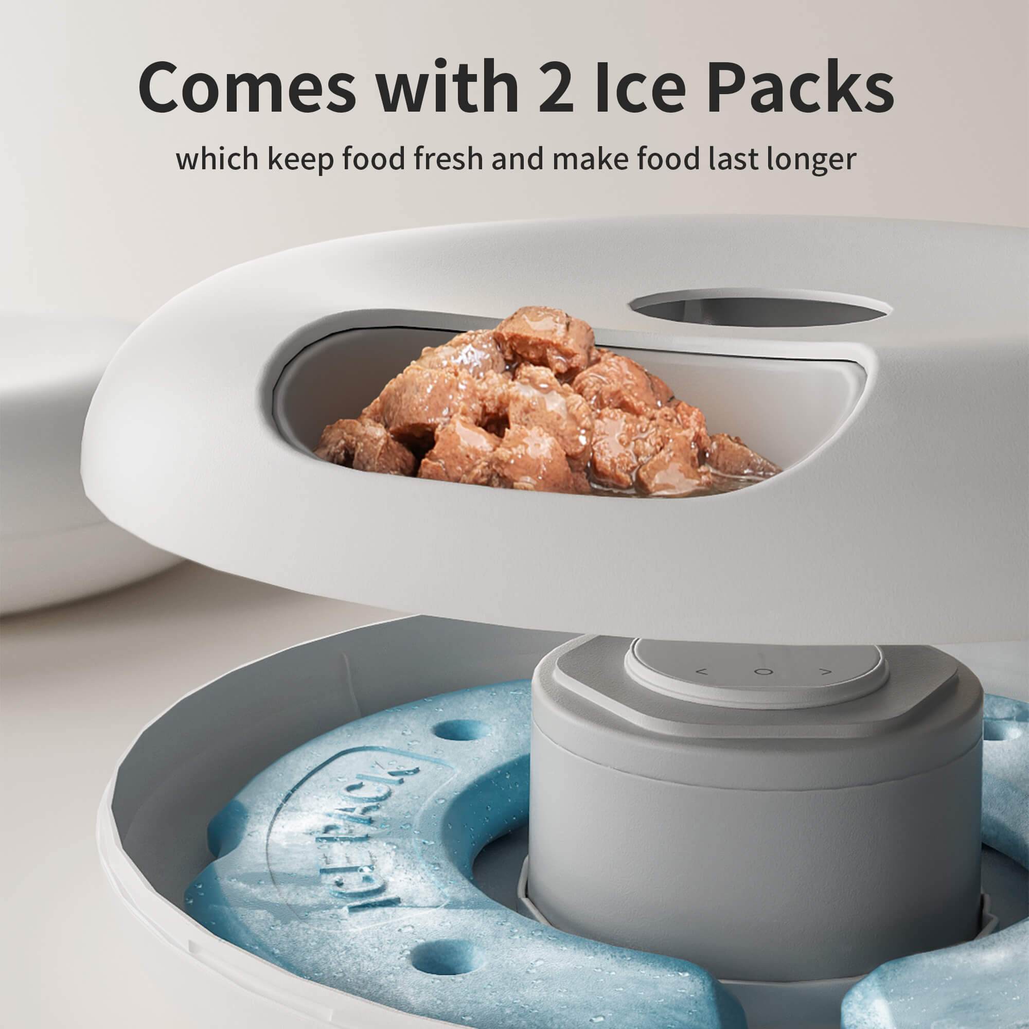 Donut Frost Smart WiFi Pet Feeder – App-Controlled Automatic Cat & Dog Food Dispenser