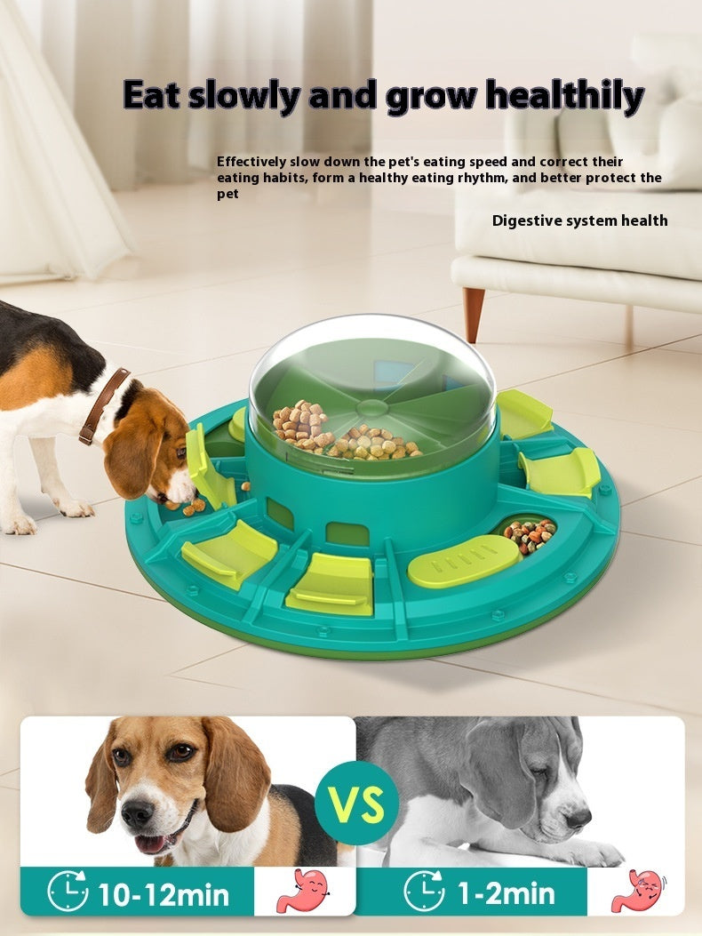 Interactive Dog Puzzle Feeder – IQ Training & Slow Feeding Toy