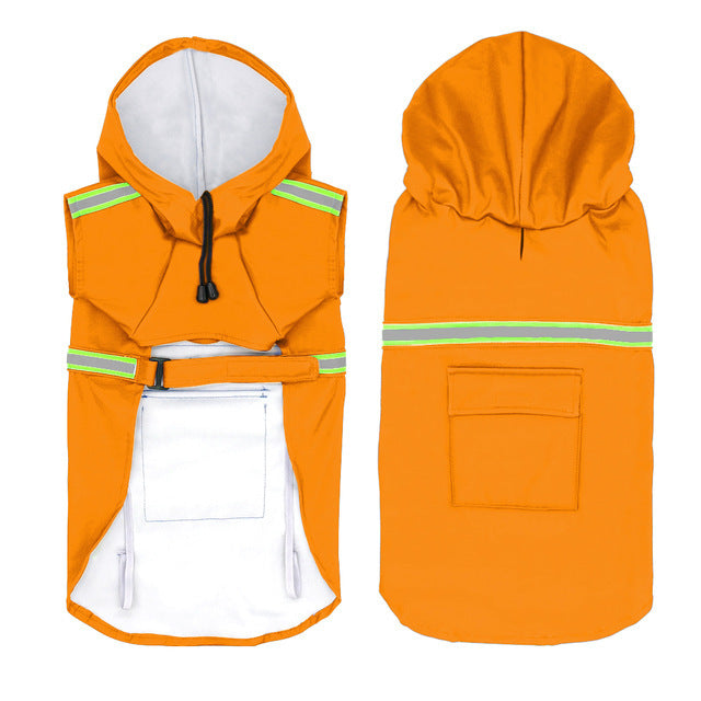 Waterproof Reflective Dog Raincoat – All-Weather Protection