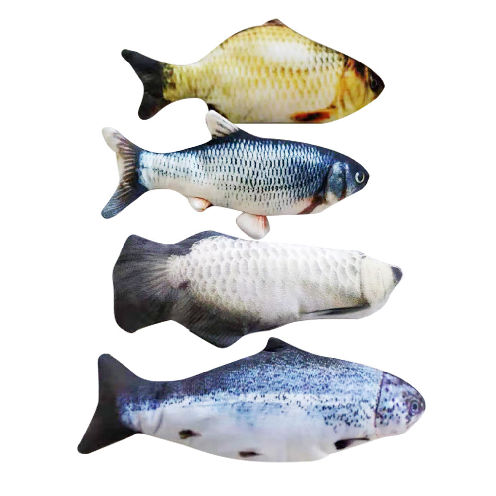 Electric Jumping Fish Toy – Realistic Flopping Fish Without Catnip