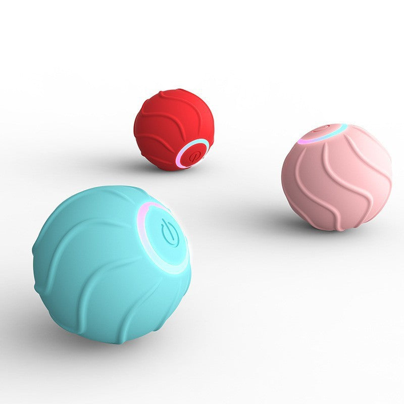 Smart Cat Toy Ball – Automatic Rolling & Jumping USB Teasing Toy