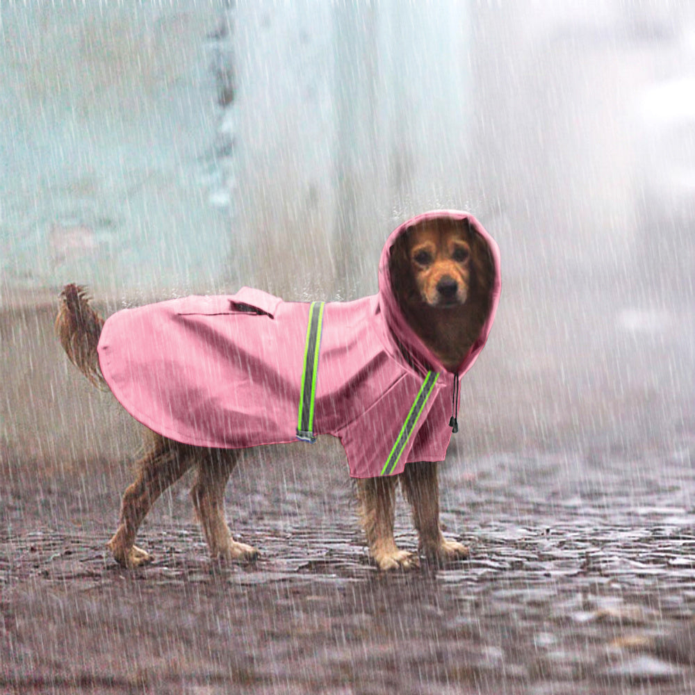 Waterproof Reflective Dog Raincoat – All-Weather Protection