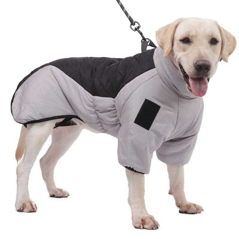 Waterproof Winter Dog Coat – Warm Thick Jacket for Large Dogs