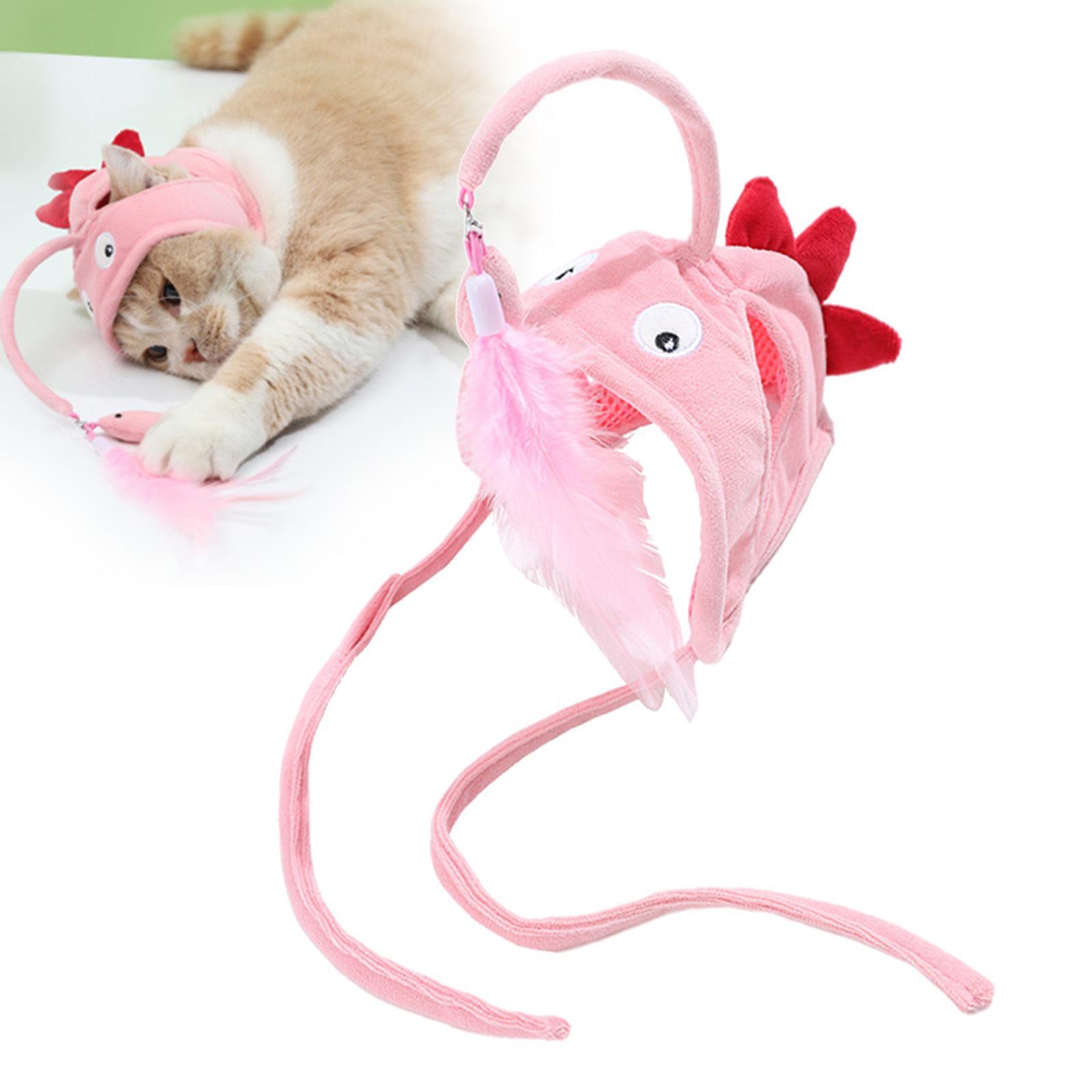 Funny Feather Headband – Interactive Cat Teaser Stick Toy