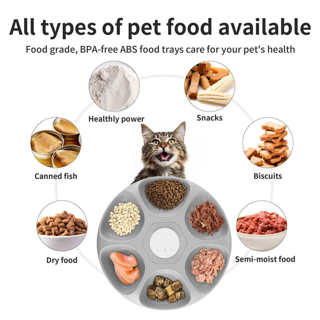 Donut Frost Smart WiFi Pet Feeder – App-Controlled Automatic Cat & Dog Food Dispenser