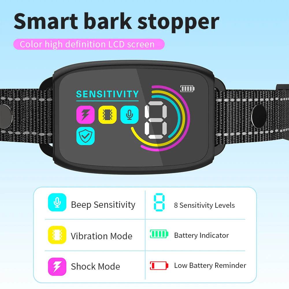 Riospets Smart No-Shock Bark Collar for Dogs