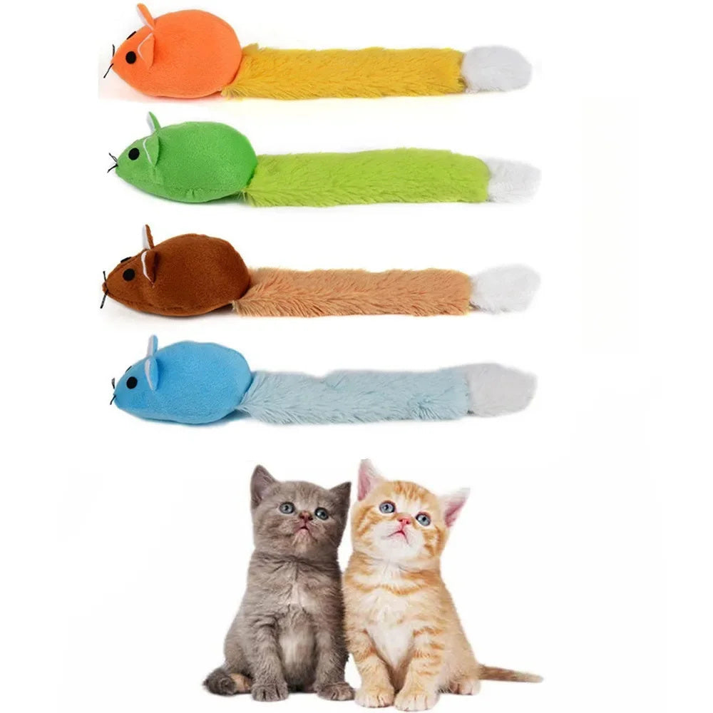 Mouse Tail Cat Toy – Interactive Teaser Training Play Toy