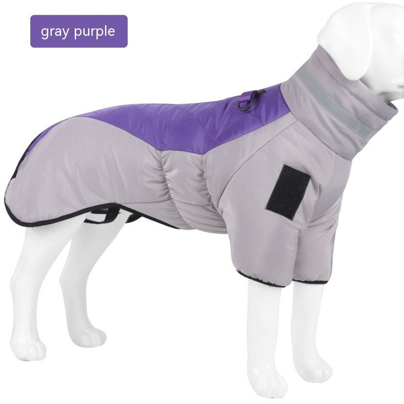Waterproof Winter Dog Coat – Warm Thick Jacket for Large Dogs