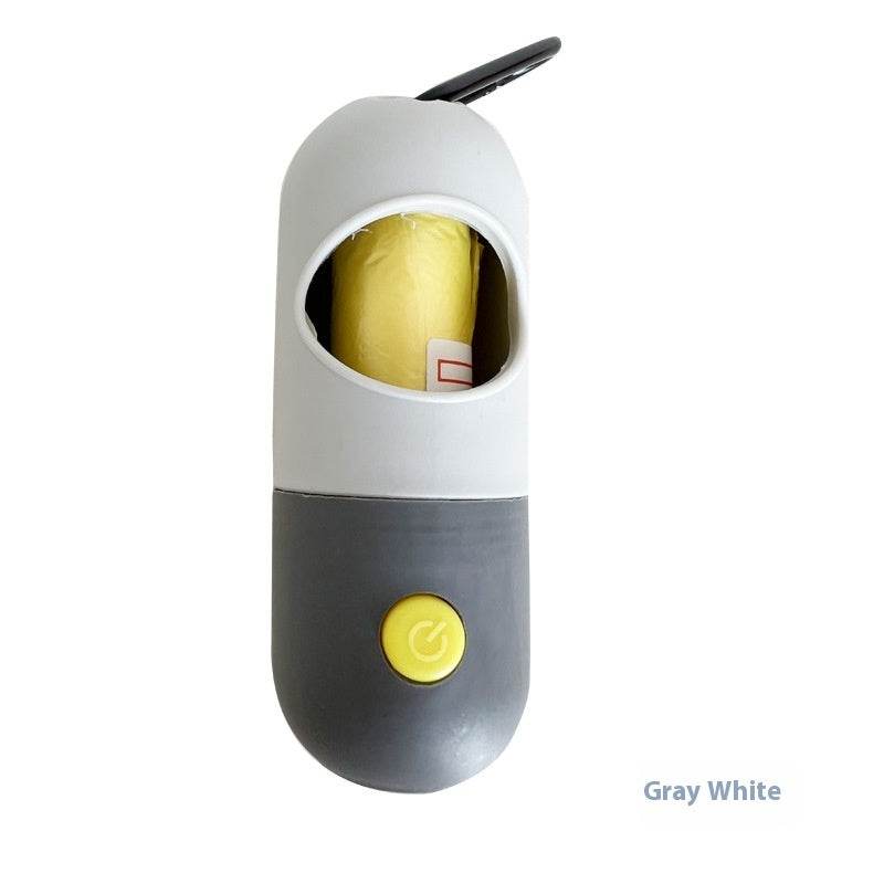 Riospets LED Poop Bag Dispenser for Night Walks Gray Gray