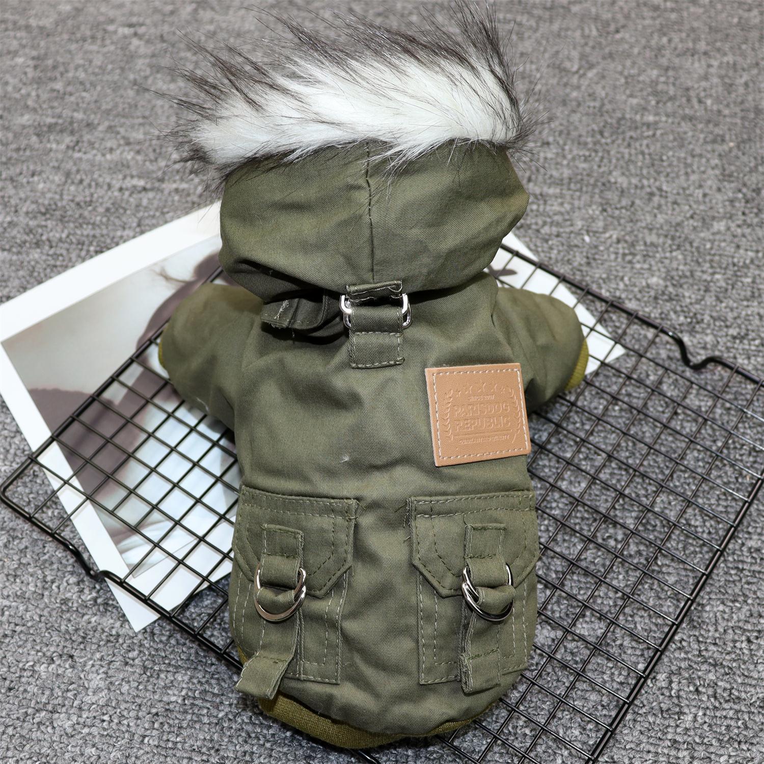 Padded Dog Coat – Warm Winter Jacket for Small Dogs