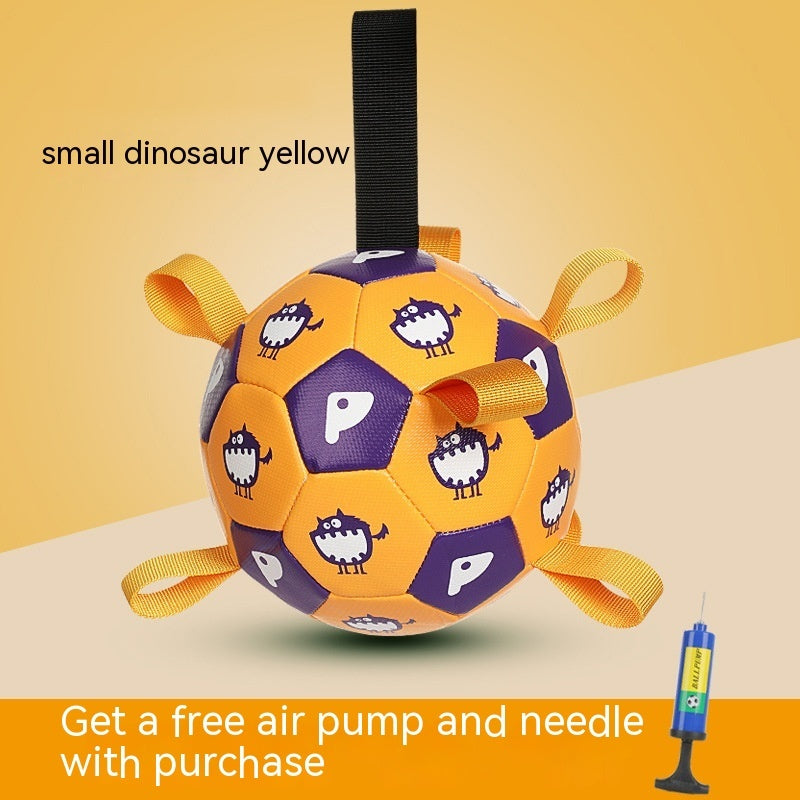 Interactive Dog Football Toy – Outdoor Training Bite-Resistant Ball