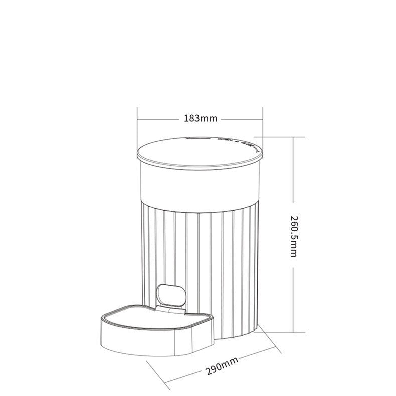 Premium Smart Cat Feeder – WiFi Automatic Feeder for Precise, Healthy Feeding