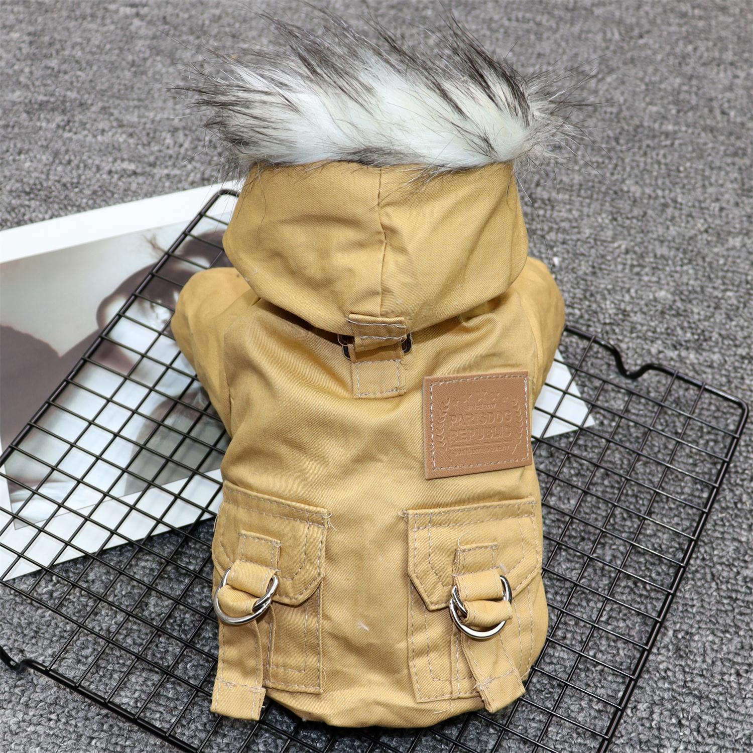 Padded Dog Coat – Warm Winter Jacket for Small Dogs