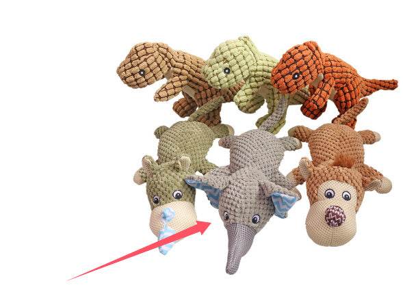 Riospets Squeaky Plush Cat Toy Elephant