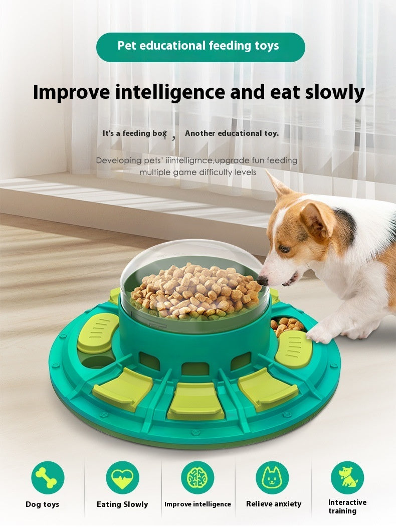 Interactive Dog Puzzle Feeder – IQ Training & Slow Feeding Toy