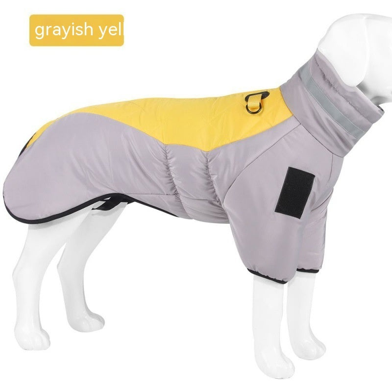 Waterproof Winter Dog Coat – Warm Thick Jacket for Large Dogs